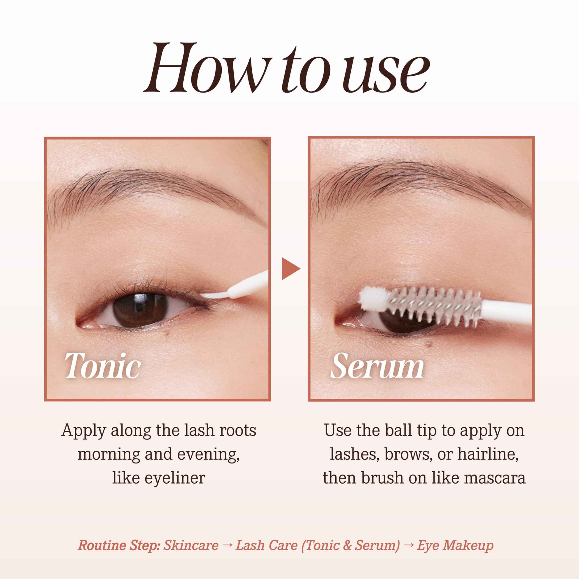 DEARDAHLIA Dream Lash Dual Serum, 9mL - Premium Eyelash Enhancer for Longer, Fuller, Thicker Lashes. Non-Irritating Formula, Hydrating & Healthy-Looking, Easy Application