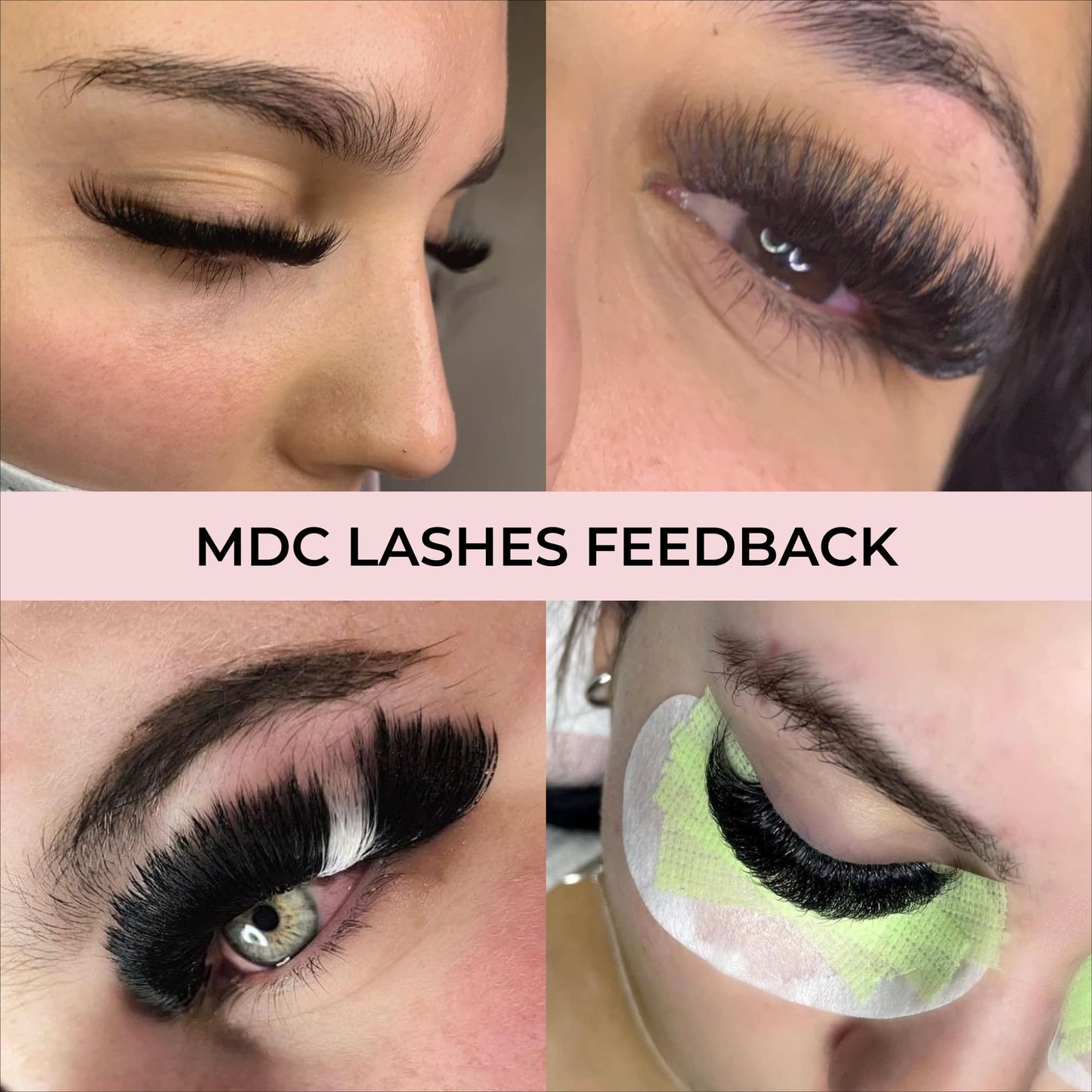 MDC LASHES Promades Eyelash Fan 500fans | 5D-16D, 0.05-0.07 Thickness, C/CC/D Curls, 8-18mm | Volume Lash Extensions Premade Lash Fans Pro Made False Eyelashes Pestanas Pelo A Pelo (9D-0.07-C-12)