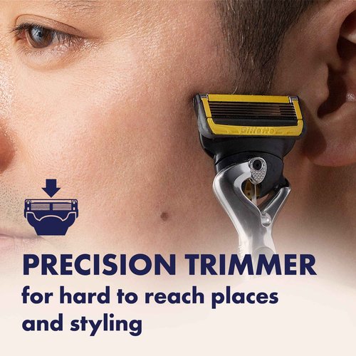 Gillette ProGlide Shield Men’s Razor Handle + 1 Blade Refill, Shields Against Skin Irritation (Packaging May Vary) (Pack of 2)