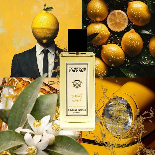 Comptoir Cologne Noble Neroli Intense - Long-Lasting Men’s Cologne - Refined Men's Fragrance with Floral, Woody, and Citrus Notes - 3.3 oz