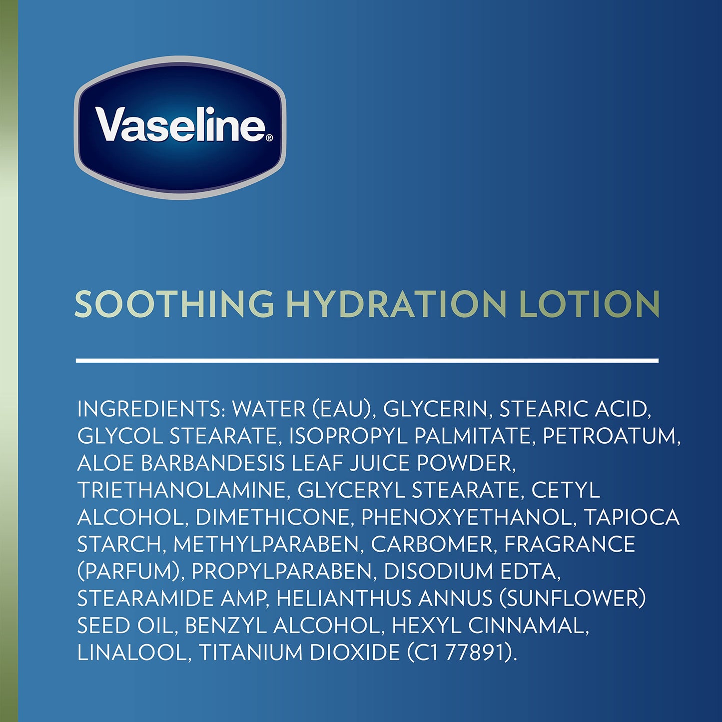 Vaseline Intensive Care Body Lotion for Dry Skin Soothing Hydration Lotion Made with Ultra-Hydrating Lipids + 1% Aloe Vera Extract to Refresh Dehydrated Skin 20.3 oz, Pack of 3