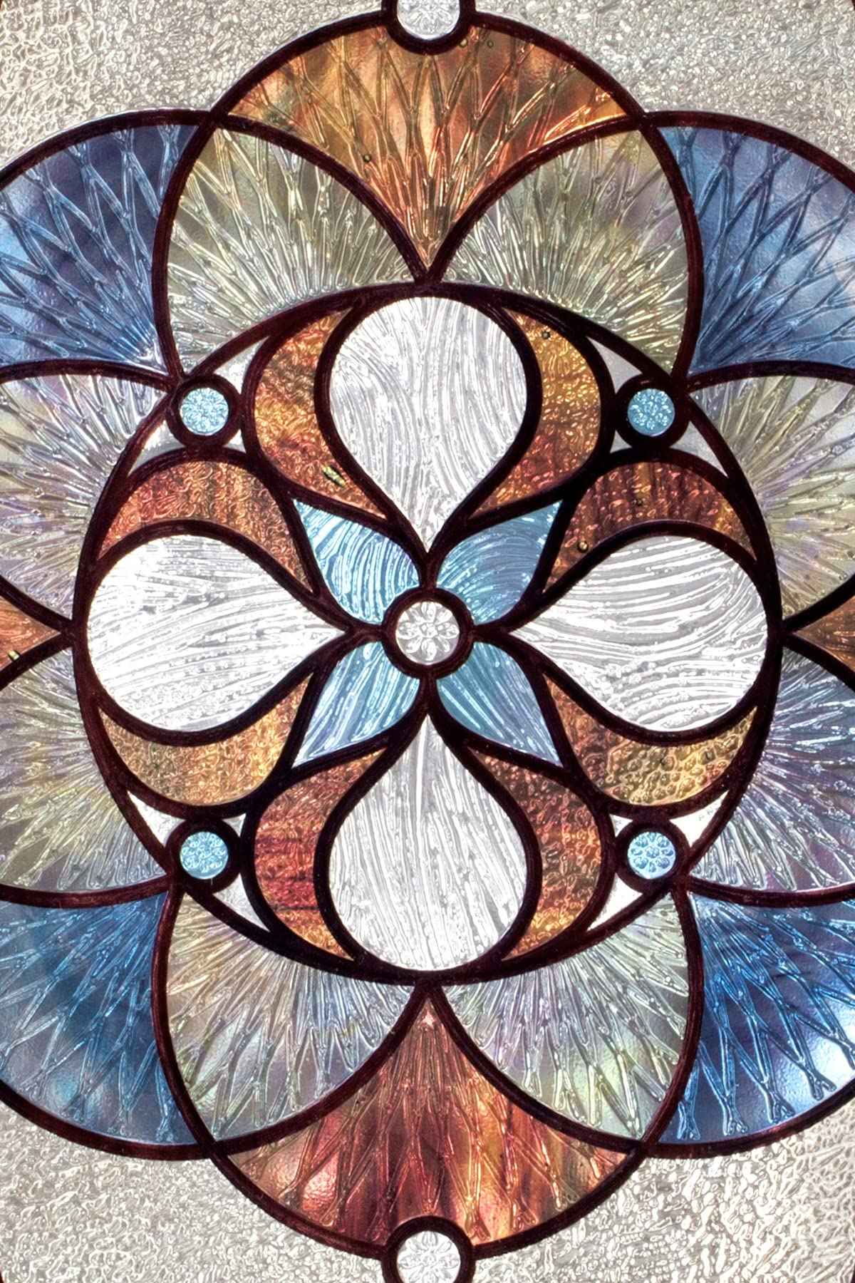 Artscape Venice Amber Window Accent 12" x 12" (Pack of 2)