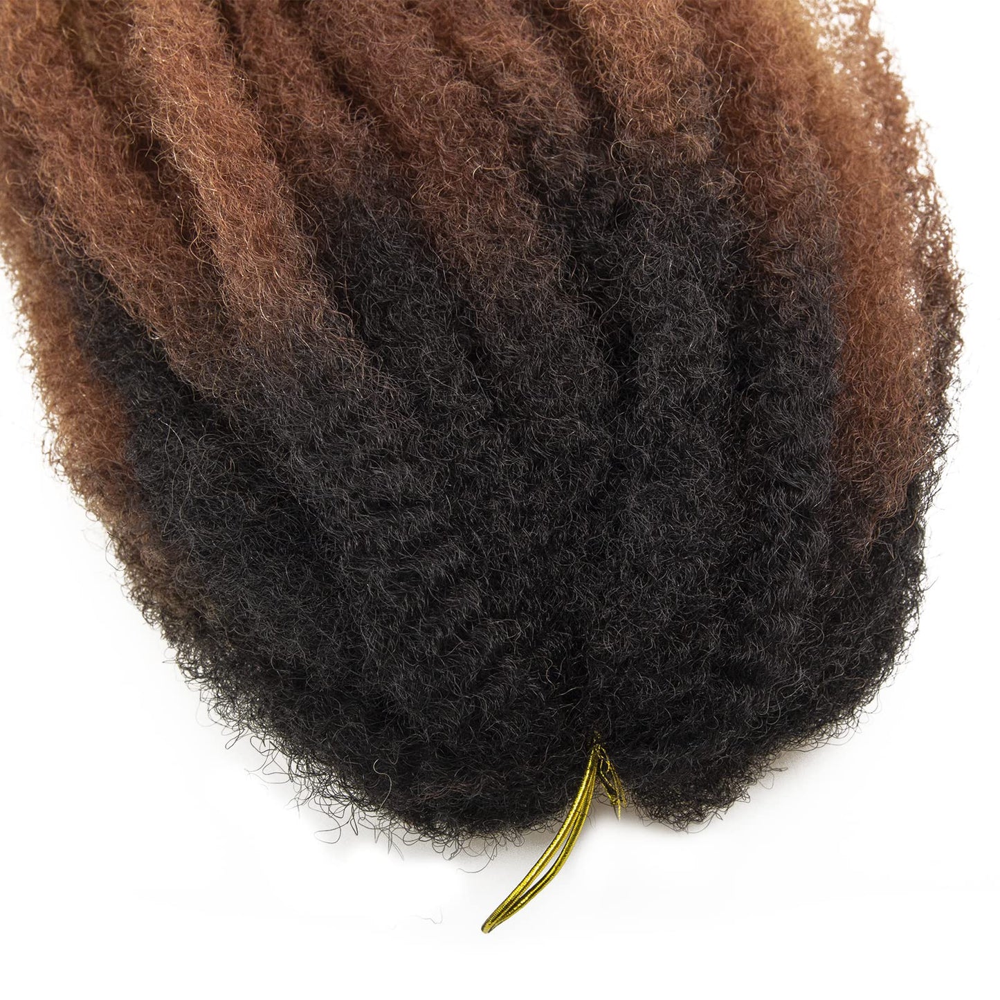 Marley Hair 18 Inch Marley Twist Hair Afro Twist Marley Braiding Hair for Faux Locs Crochet Hair Synthetic Hair Extensions(6Packs,1B/30/27, 18inch)