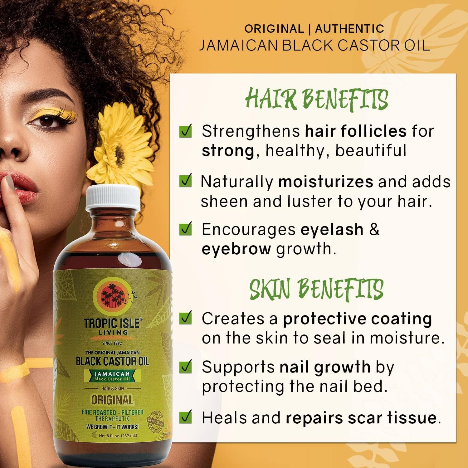 Tropic Isle Living Jamaican Black Castor Oil (1, 4 oz)
