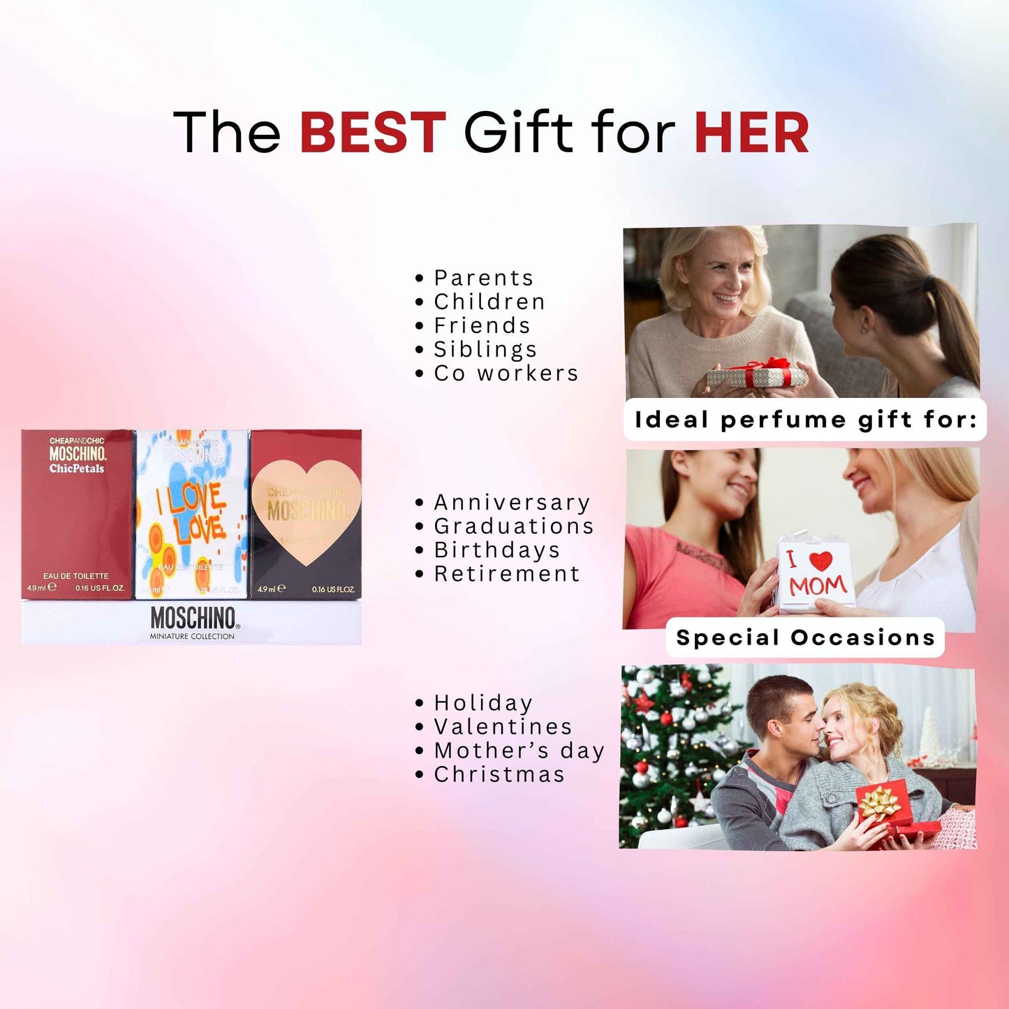 MOSCHINO Perfume for Women Variety Gift Set