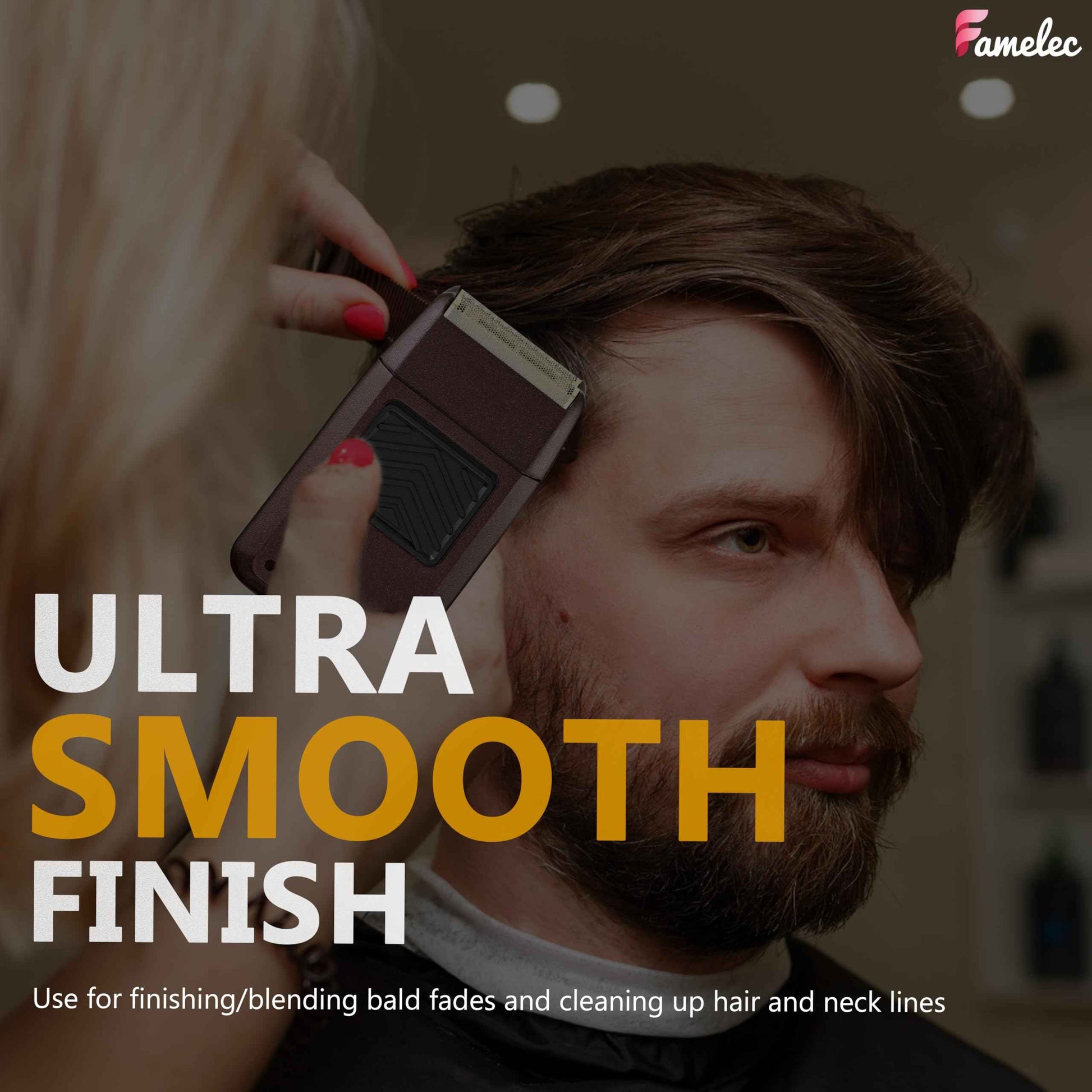 FAMELEC 2 Pack for Wahl Shaver Foil Replacement Professional 5 Star Series Finale Shaver, Fit for Foil Cutter Bar Assembly Gold Super Close Shaving Models 7031-100 7043-100 7031-200