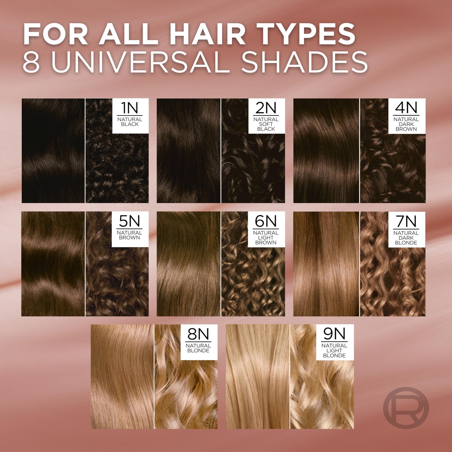 L’Oréal Paris Excellence Universal Nudes Permanent Hair Color, Ammonia Free Hair Dye for Gray Hair Coverage, 2N Natural Soft Black, 1 Hair Dye Kit