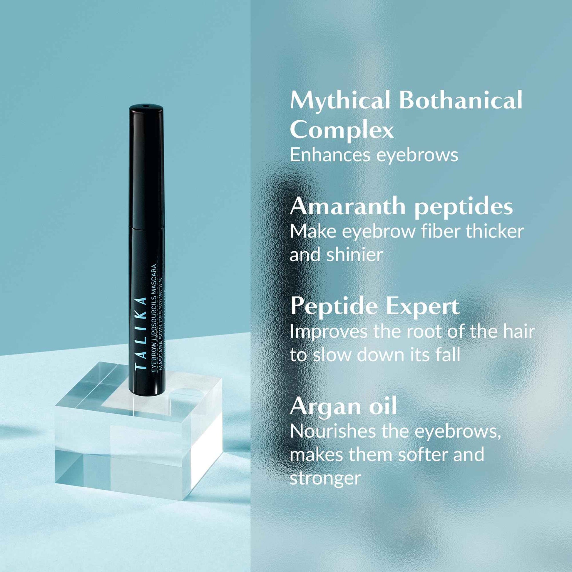 Talika Eyebrow Liposourcils Mascara - Eyebrow Enhancement Formula Brow Mascara - 2 in 1 Makeup & Eyelash Care Solution (Chestnut)