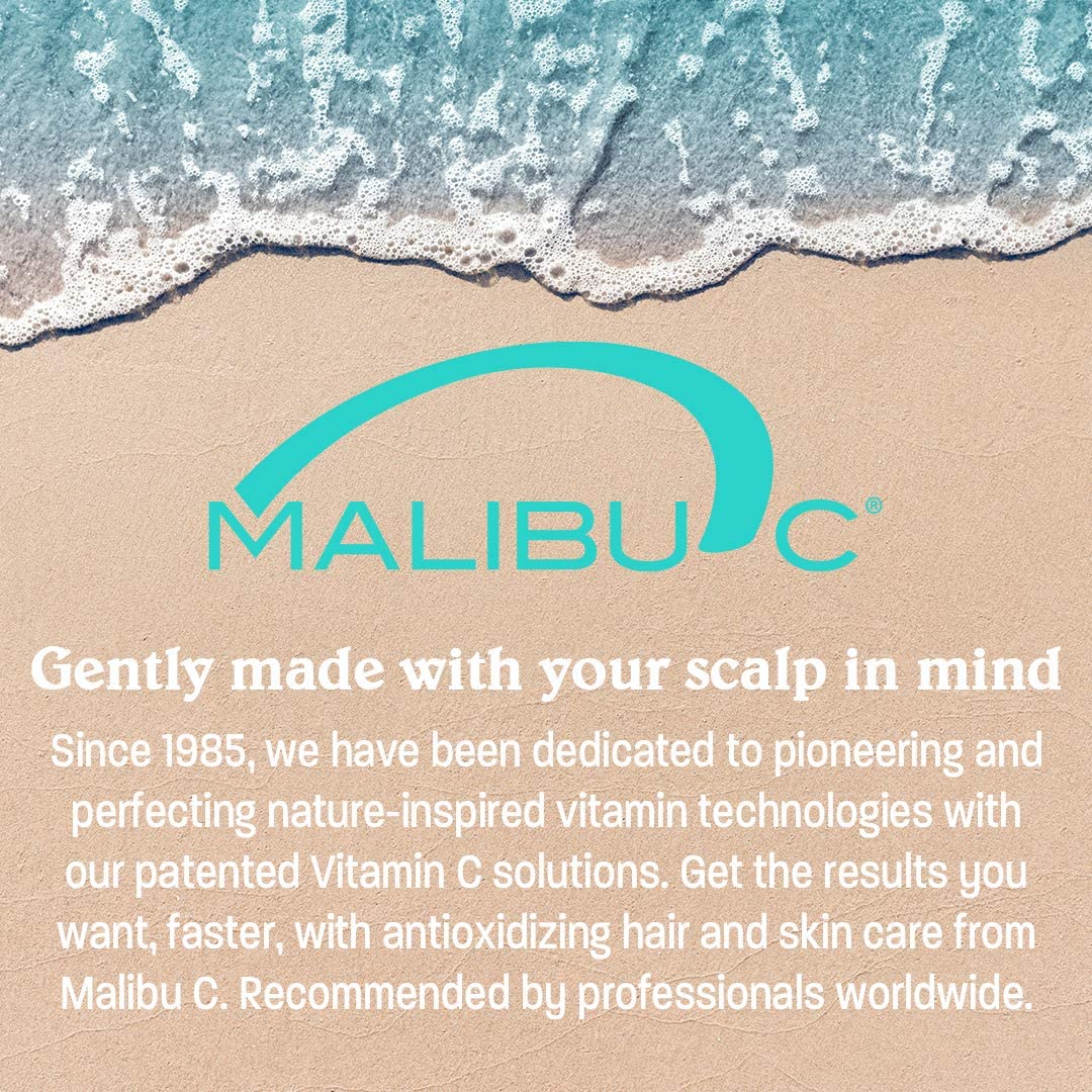 Malibu C Scalp Wellness Hair Shampoo - Sulfate-Free & Moisturizing Shampoo for Dry Scalp - Nourishing Scalp Care with Essential Oils and Surfactant Technology (9 oz)