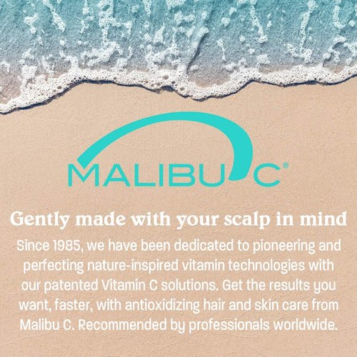 Malibu C Scalp Wellness Hair Shampoo - Sulfate-Free & Moisturizing Shampoo for Dry Scalp - Nourishing Scalp Care with Essential Oils and Surfactant Technology (33.8 oz)