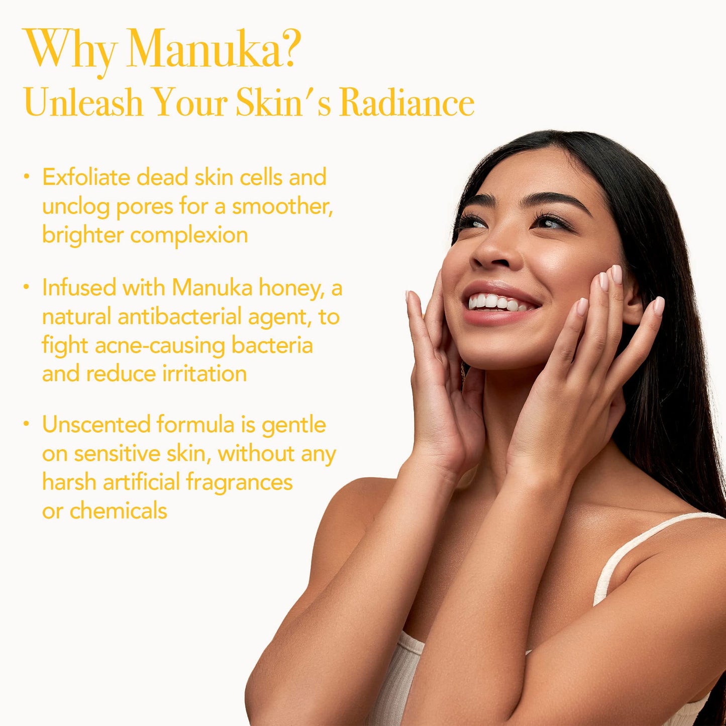 Manuka Honey New Zealand Body Scrub - Deep Pore Microdermabrasion, Exfoliating Body Scrub - Blackhead Remover, Moisturizing Body Exfoliator for Anti-Aging & Acne