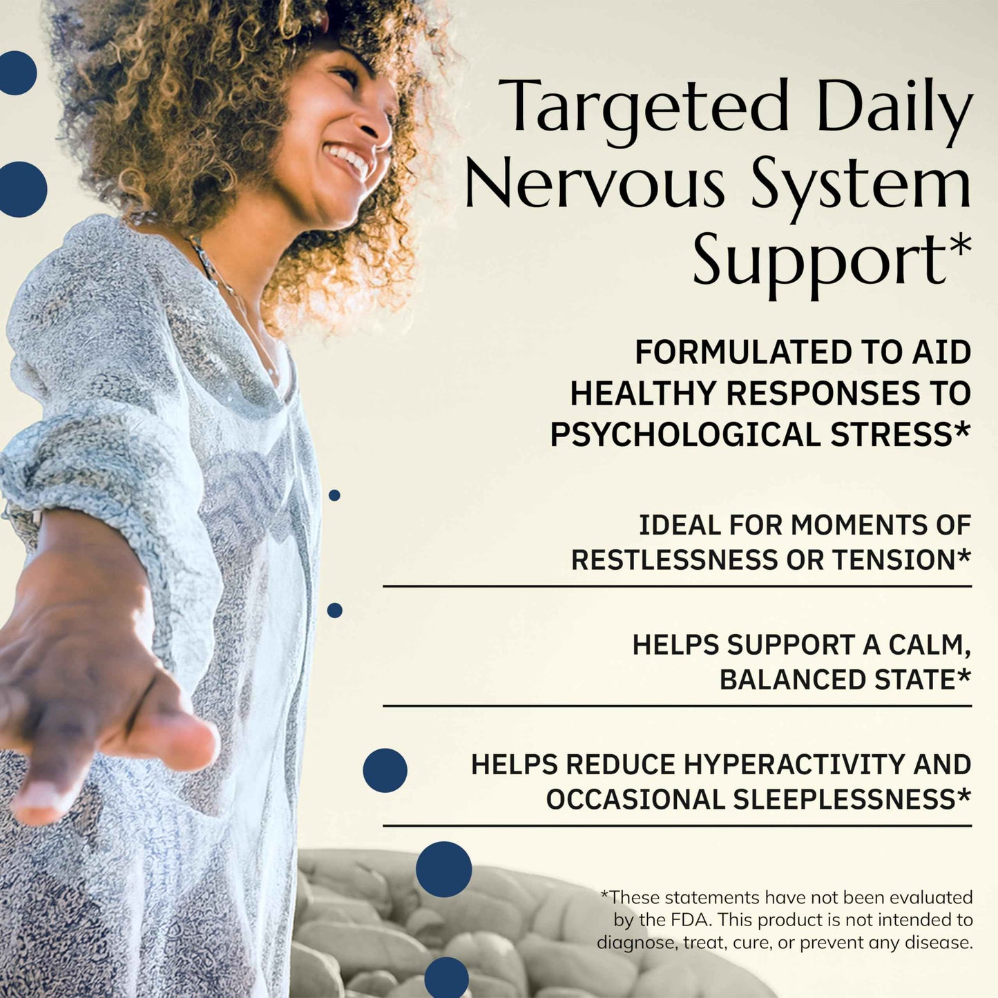 Calming Cream with GABA & L-Theanine – Fast-Absorbing for Relaxation & Mood Support – Soothing with Lavender Oil, 5-HTP & Magnesium – Non-Greasy, Easy to-Use Pump – 3.2oz Bottle