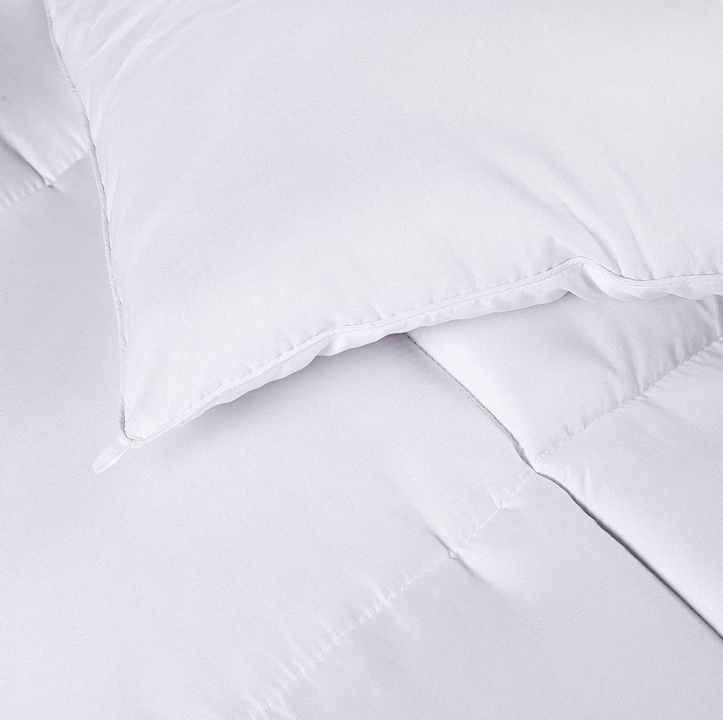 Utopia Bedding Comforter Duvet Insert, Quilted Comforter with Corner Tabs, Box Stitched Down Alternative Comforter (Full, White)