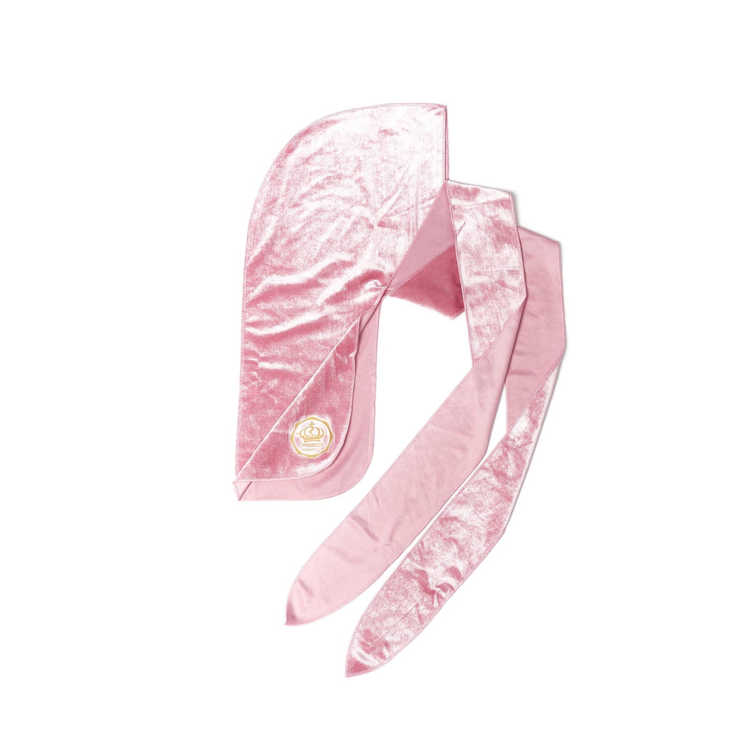 KISS RED Bow Wow Power Wave Velvet Luxe Durag (Pink)