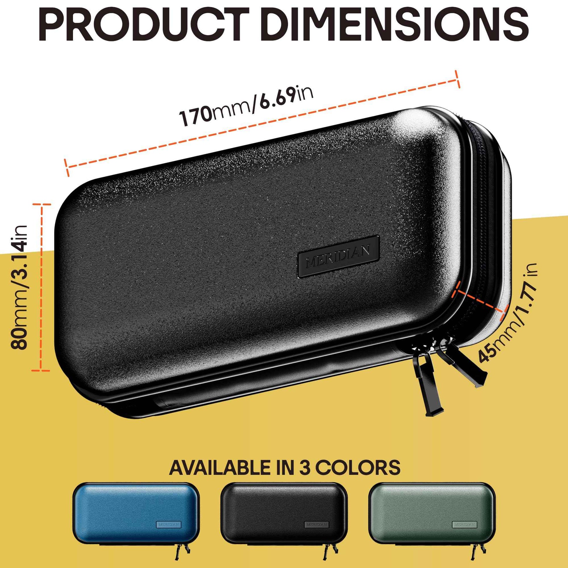 Meridian Hard Groin Trimmer Case for Men and Women - Sage Green Travel Storage for Trimmers and Accessories (Case Only)