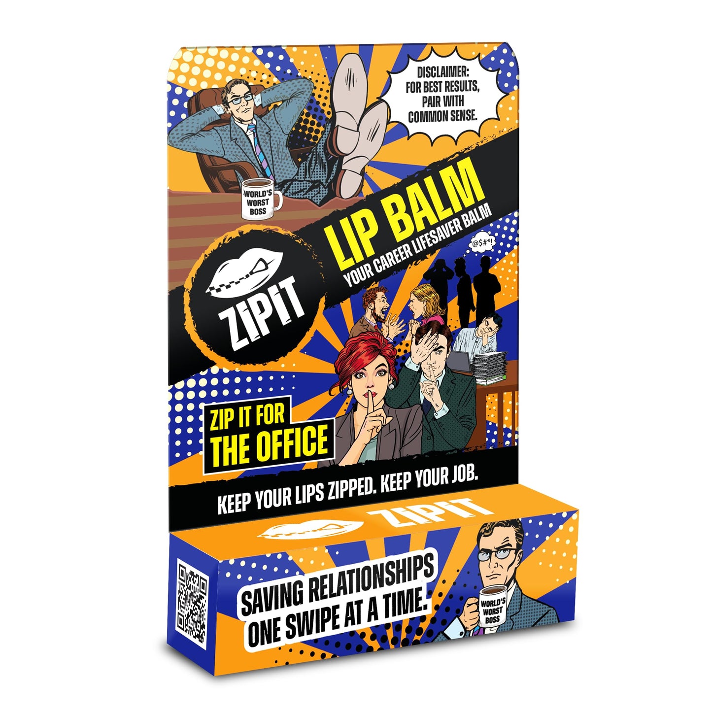 Zip It For The Office Lip Balm - Saving Relationships One Swipe At A Time