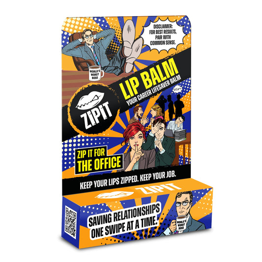 Zip It For The Office Lip Balm - Saving Relationships One Swipe At A Time