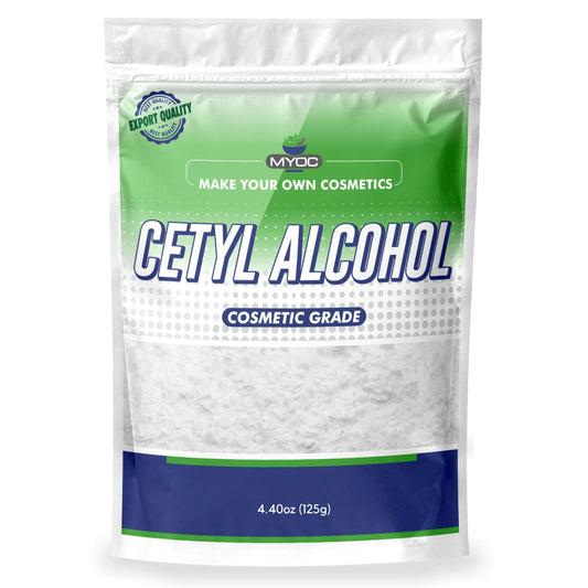 Myoc Premium cetyl alcohol powder - cosmetic grade, no adulterant, emulsifier, thickening agent DIY (4.4 Ounce)