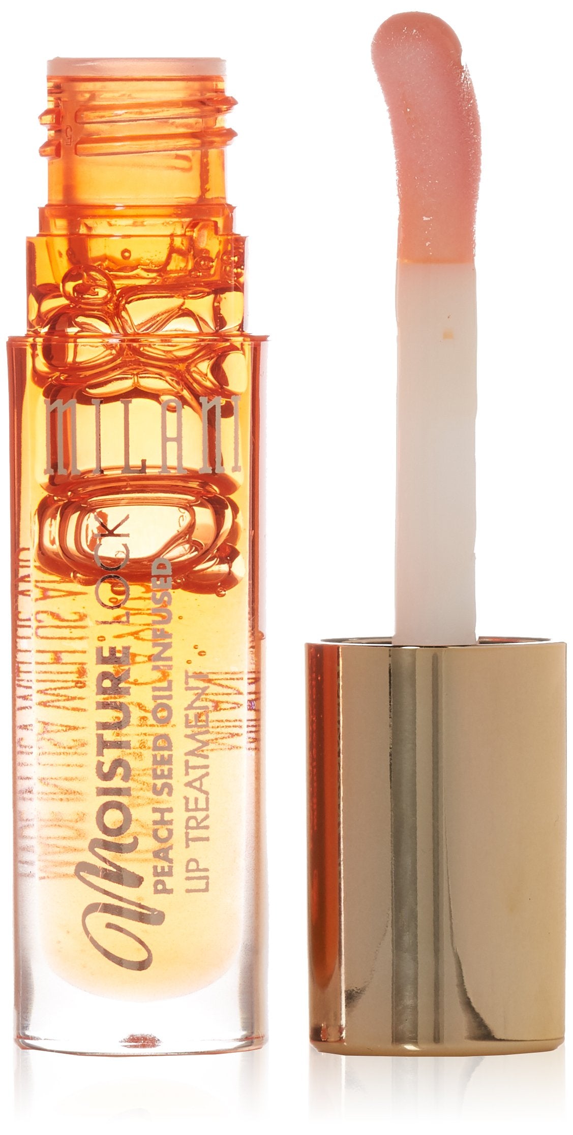 Milani Moisture Lock Oil Infused Lip Treatment, Rejuvenating Peach Mango, 0.10 Ounce