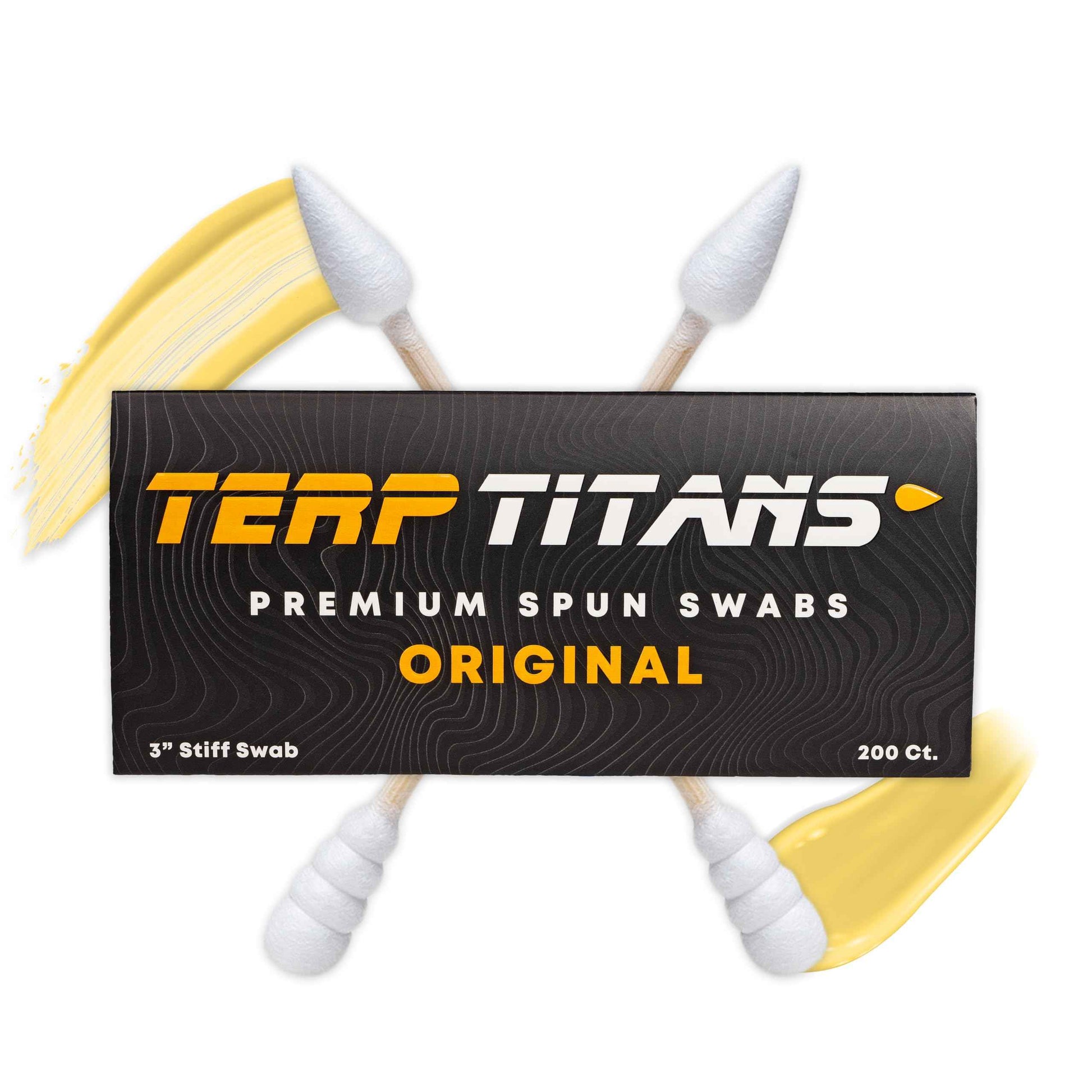 TerpTitans Original – Bamboo Cotton Swabs | Dual-Tip: Spiral for Maximum Absorption & Fine Point for Pinpoint Precision | Extra Strong, Lint-Free | 200 Count Box (800)