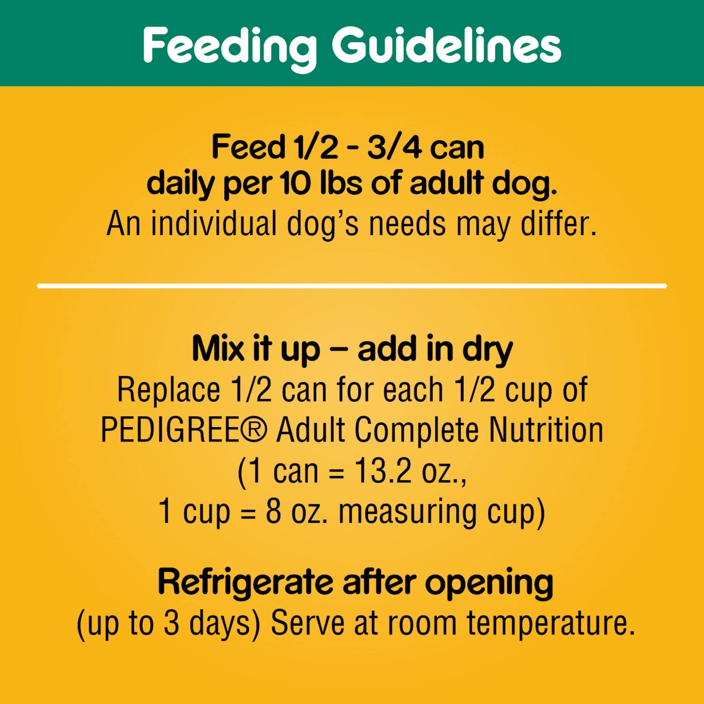 PEDIGREE CHOICE CUTS IN GRAVY Adult Canned Soft Wet Dog Food, Steak & Vegetable Flavor, 13.2 oz. Cans (Pack of 12)