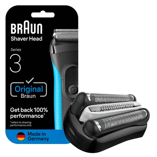 Braun Series 3 Pro Skin Electric Shaver Replacement Head - 32B - Compatible with Electric Razors 3000s, 3010s, 3040s, 3050cc, 3070cc, 3080s, 3090cc