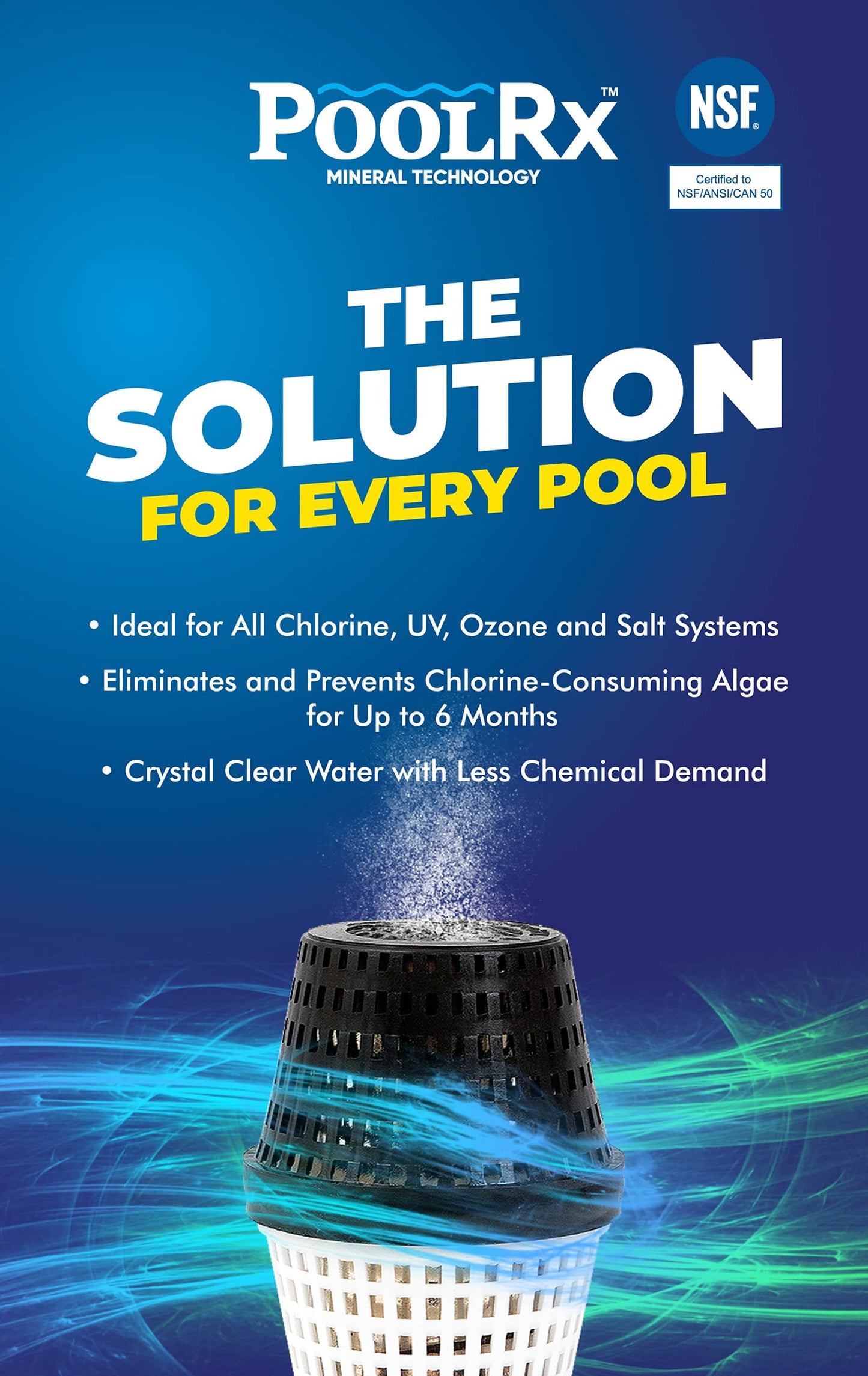 PoolRX+ Pool Unit 7.5k-20k gallons & PoolRX+ spa Unit 100-400 gallons