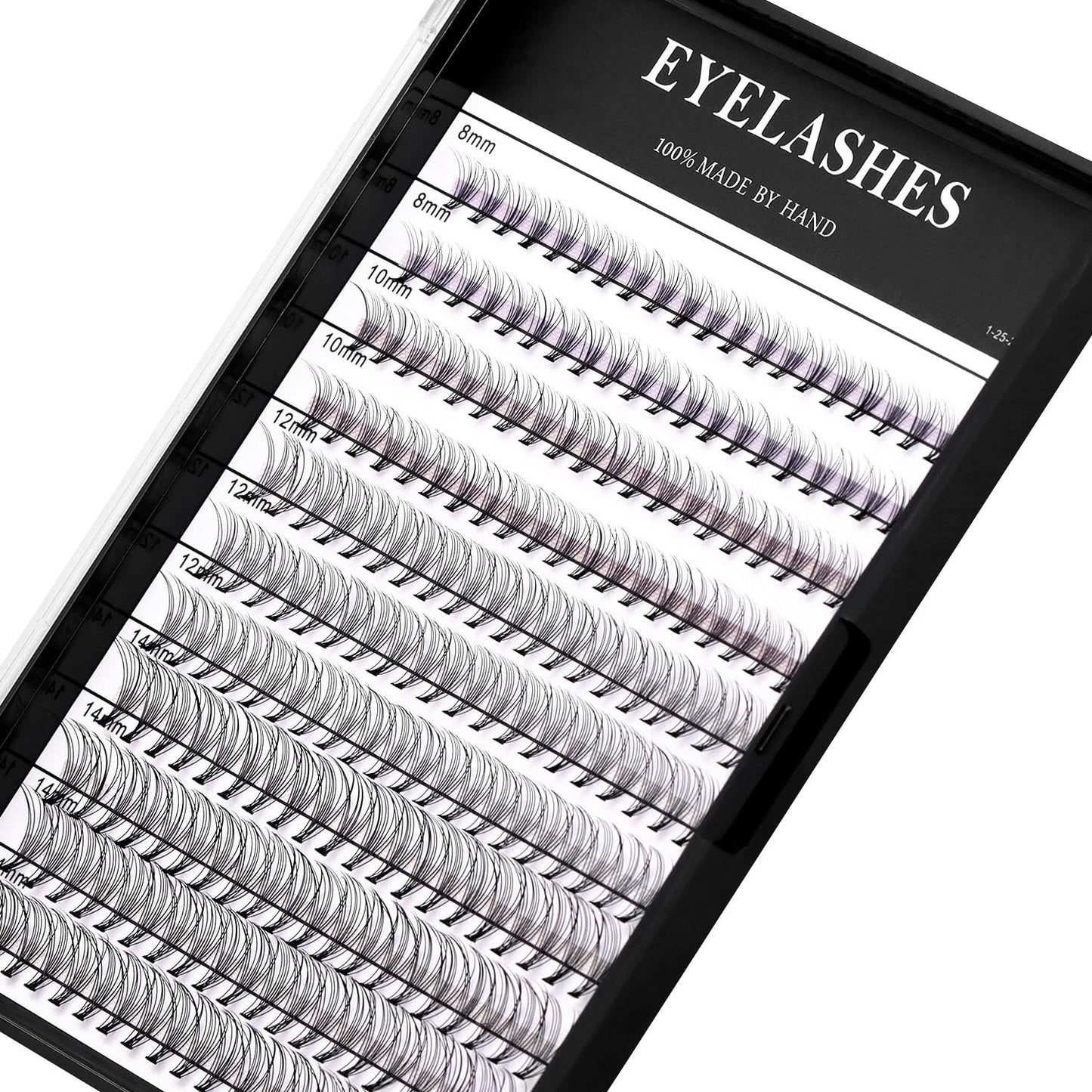 Vayator Large Tray 220 Cluster/Box Eyelashes 0.07 Thickness Eyelashes Individual Eyelash False Eyelashes Extension Eyelash 10D/20D/40D/50D Eyelash (10RR-8-14mm Mixed Lashes Kit)