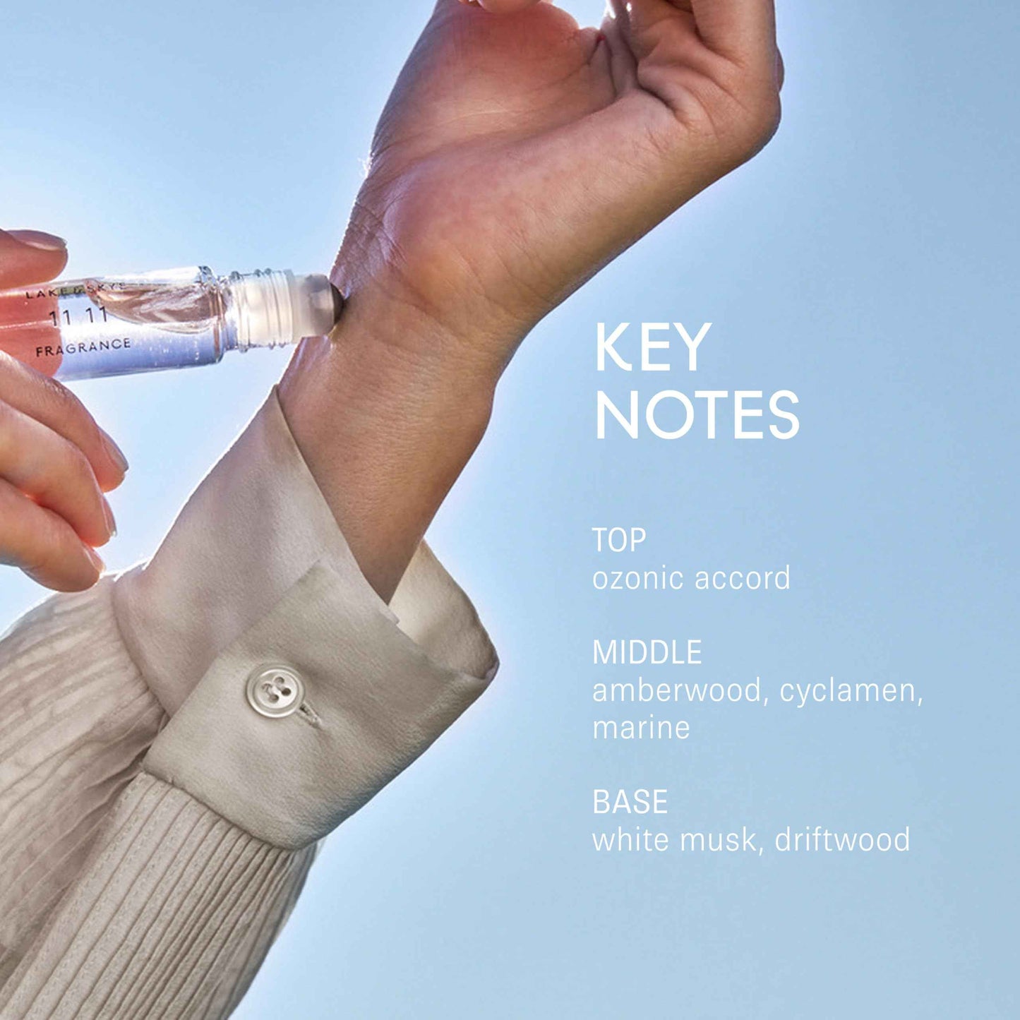 Lake & Skye 11 11 Eau de Parfum Travel Spray, Long Lasting Fragrance, 0.5 fl oz (15 ml) - Skin Musk, Clean, Vegan, Paraben-Free, Cruelty-Free