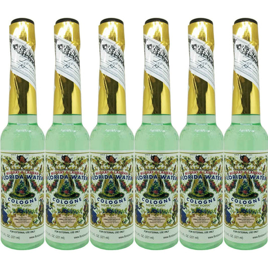 Lanman & Kemp Authentic Real Florida Water Cologne Florida Water Cologne 7.5 Oz - Six (6) Plastic Bottles