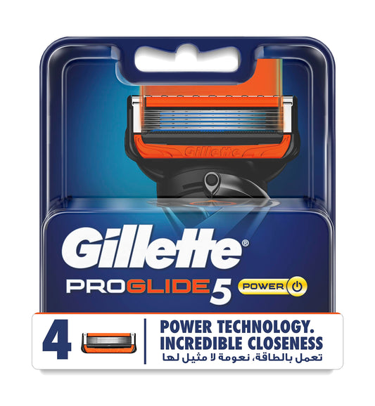 Gillette 81307362 Fusion ProGlide Power Pack of 4 Blade Pack