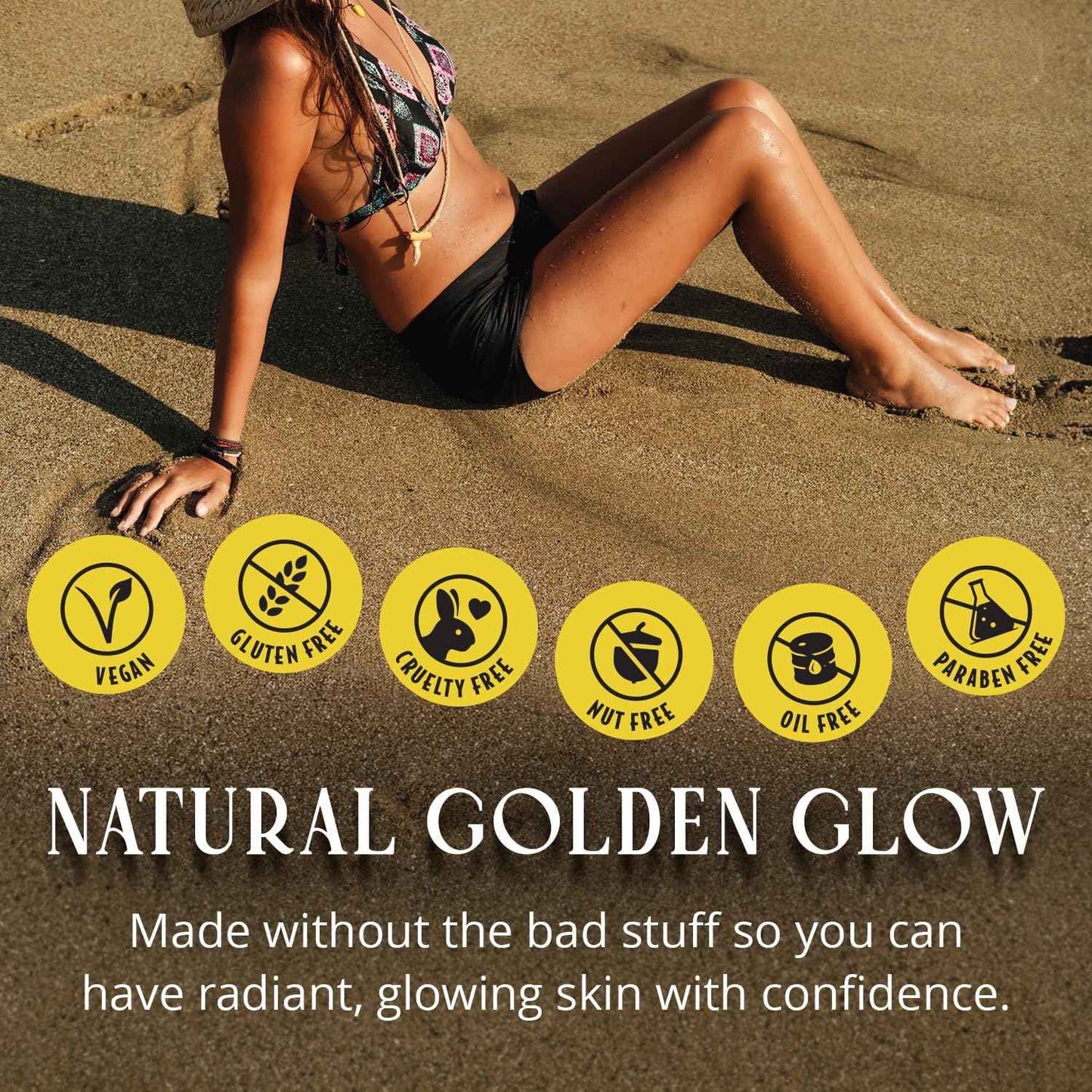 Skinerals Extra Dark Self Tanner Mousse, Organic Sunless Tanning Foam for Face & Body, Ultra Dark, Streak-Free, Quick-Drying, Long-Lasting Natural Looking Fake Tan, 8 oz, Onyx