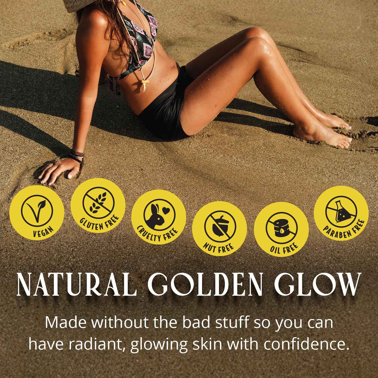 Skinerals Extra Dark Self Tanner Mousse, Organic Sunless Tanning Foam for Face & Body, Ultra Dark, Streak-Free, Quick-Drying, Long-Lasting Natural Looking Fake Tan, 8 oz, Onyx