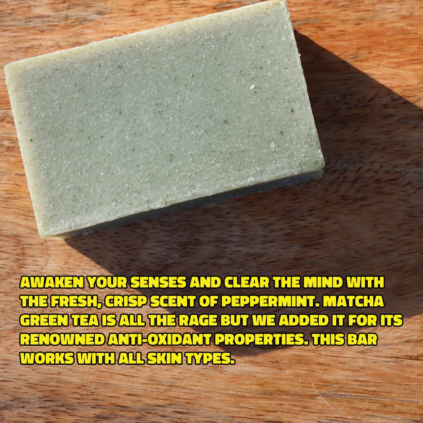 Dirt Slayer All Natural Bar Soap (Green Tea Dropkick Mint)