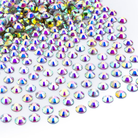 1440Pcs Crystal Ab Crystal Rhinestones,Glass Flatback Rhinestones Gemstones for Nail Face Makeup Art Crafts Clothes Decoration-(SS16,4.0mm,Crystal Ab)