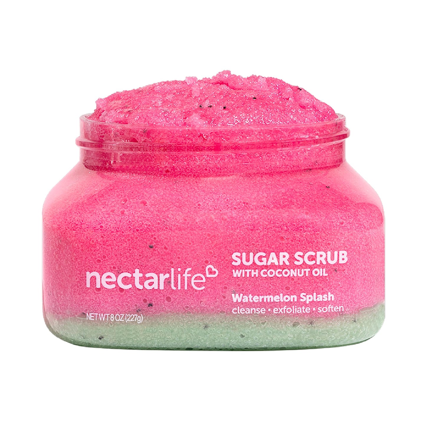 Sugar Scrub, Watermelon Body Scrub, Exfoliating Bump Eraser Scrub, Pre-Shave Leg Scrub, Butt Exfoliator Scrub, Bikini Hair Scrub, Natural and Vegan Body Skin Care for Women, 8 oz (Watermelon)