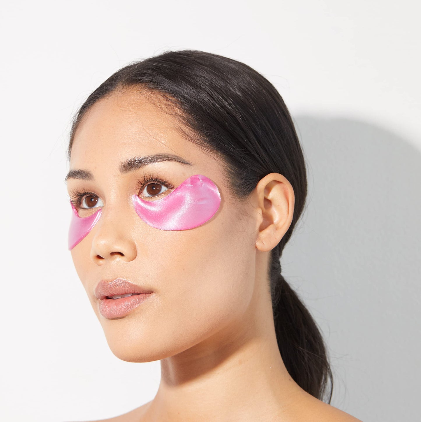 Skin Gym Youth Haus Cryocool Eye Mask With Watermelon, Collagen, Hyaluronic Acid and Camellia Oil - Nourishing, Hydrating, Depuffing and Anti Wrinkle, Pink