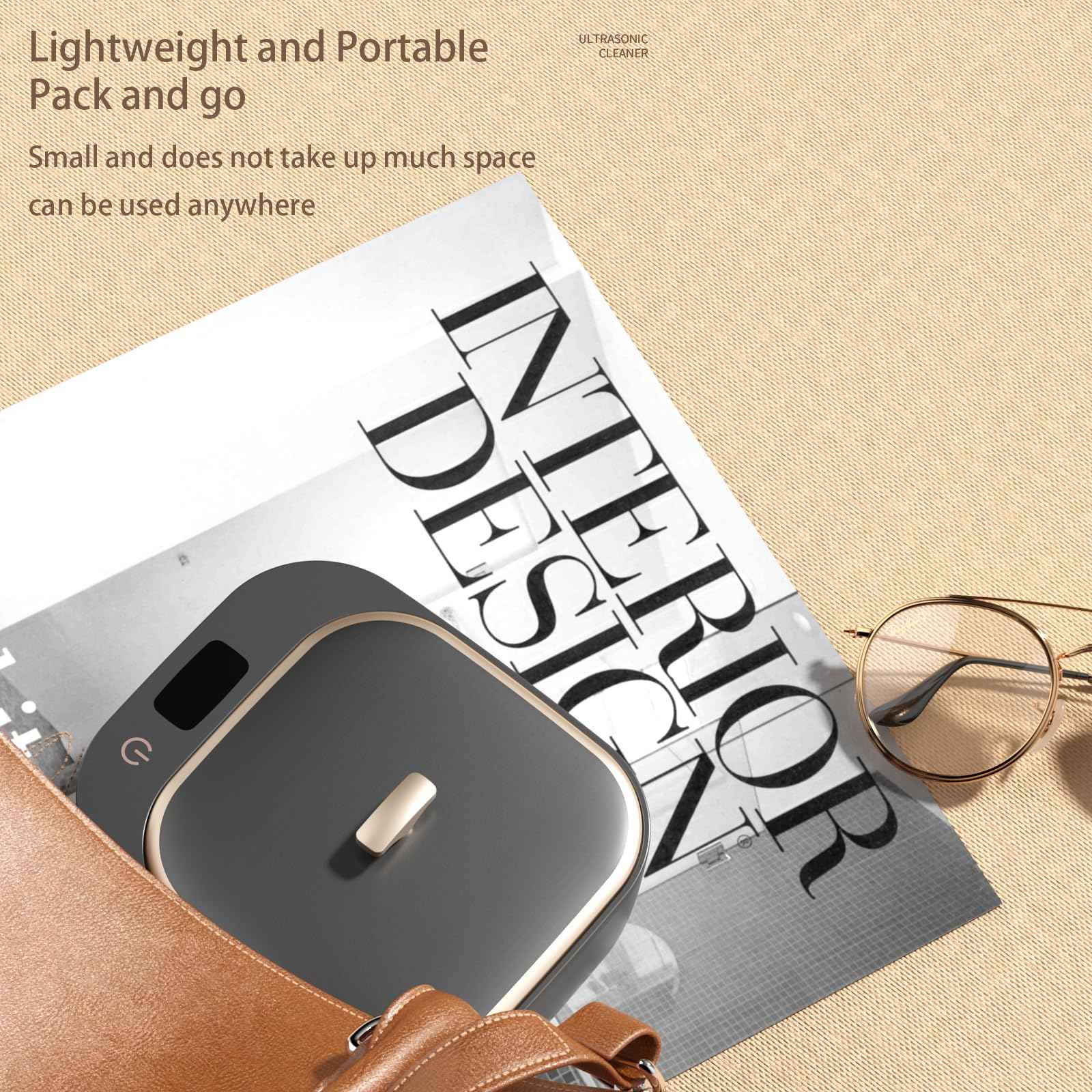 Ultrasonic Retainer Cleaner - 48kHz Retainer Cleaner Machine for Dentures, Mouth Guards, Aligner, Toothbrush Heads, Jewelry, 3 Modes Denture Cleaner with 250ml Dental Cleaning Pod