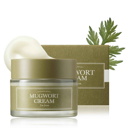 I'm from Mugwort Cream, For all skin type, 1.69 fl oz | Moisturizer with 73.55% Mugwort Extract, Soothing, Calming, Redness Relief with Sebum control