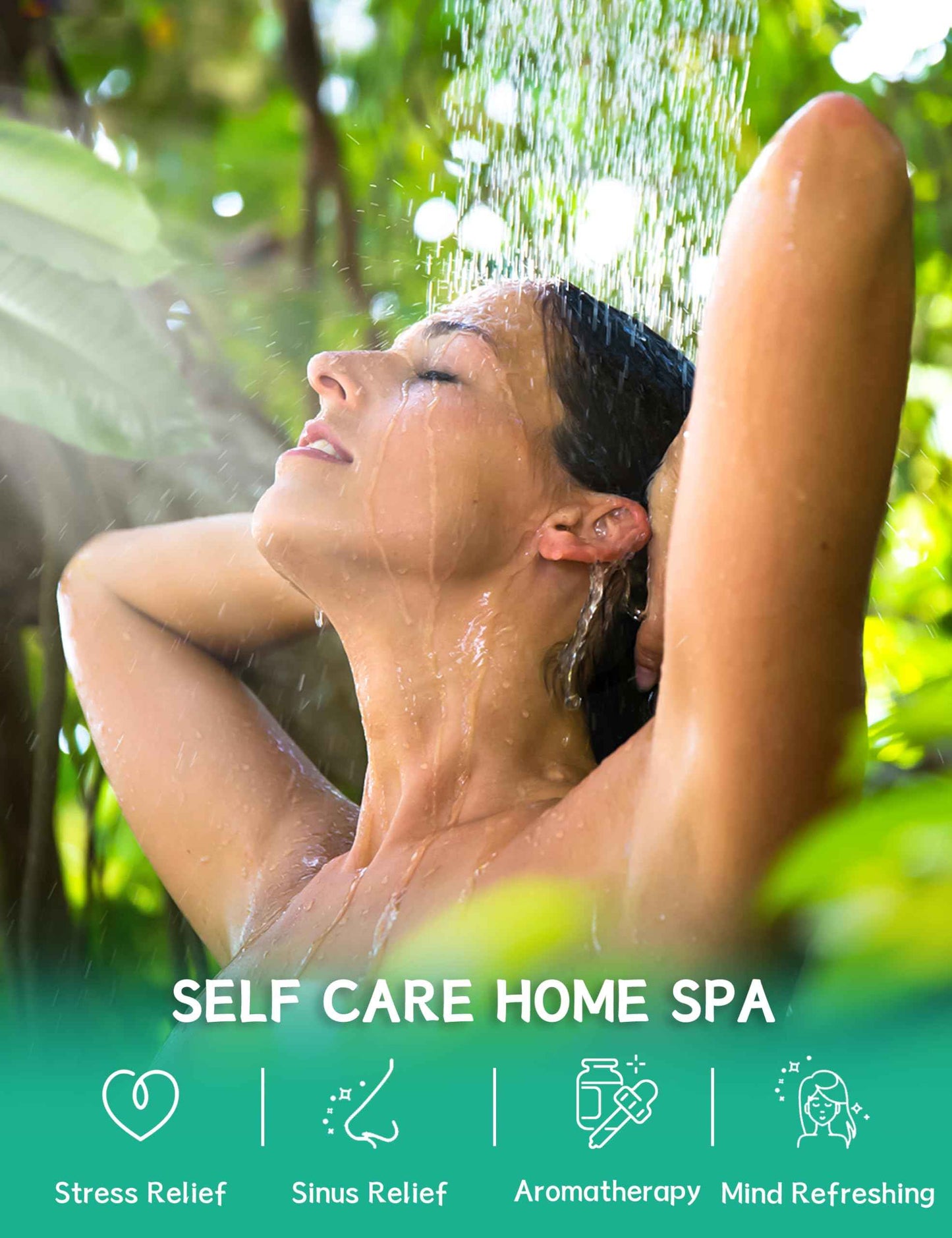 SEONNIX Shower Steamers Aromatherapy 15 Pack, Menthol & Eucalyptus Shower Bombs with Natural Essential Oils, Quick Relief Nasal Congestion, Relaxation & Self Care Gifts for Women & Men