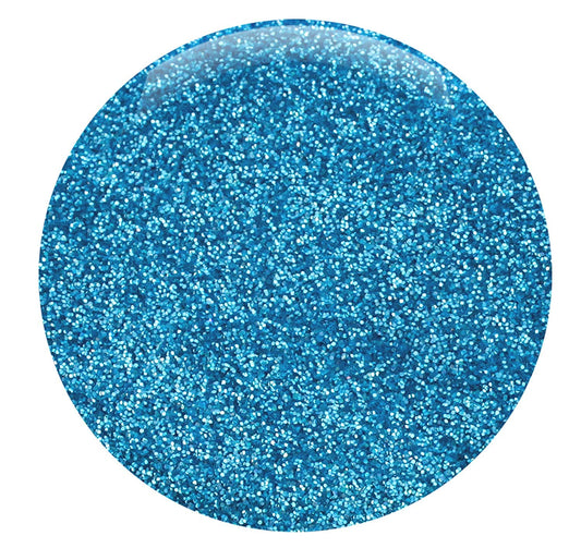 GLITTIES - Ocean Blue Jewel - Holographic Loose Fine Glitter Powder (.008") - Great for Nail Art, Nail Polish, Gel, Gel Polish or Acrylic Nail Powder - Solvent Resistant - (30 Gram Jar)