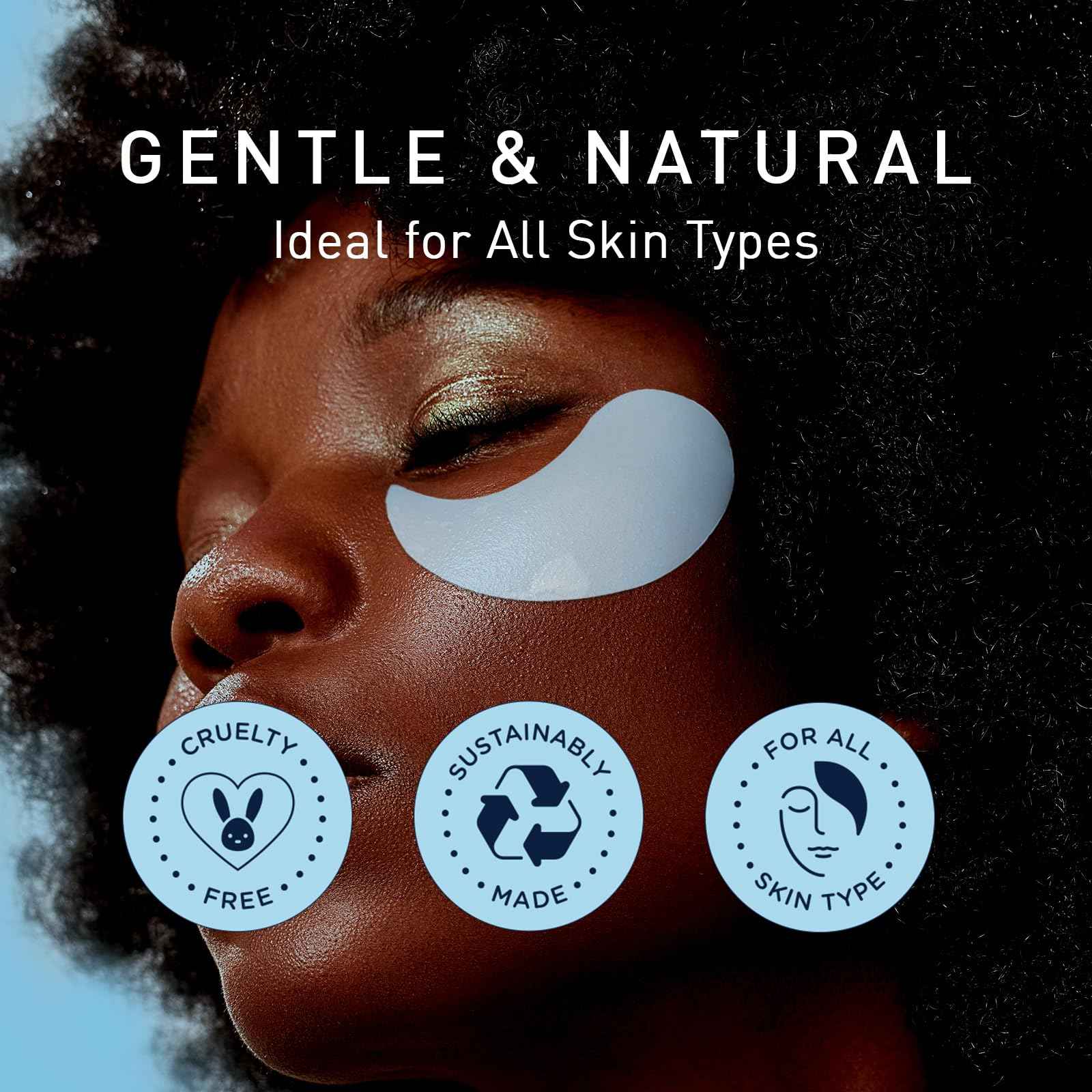 Enaskin Naturals Under Eye Patches for Dark Circles: 60 Pairs Retinol Collagen Eye Gels Mask - Reduce Wrinkles Puffy & Bags - Skin Treatment Pads - Anti Aging Moisturizer For Women (Blue 2 Pack)