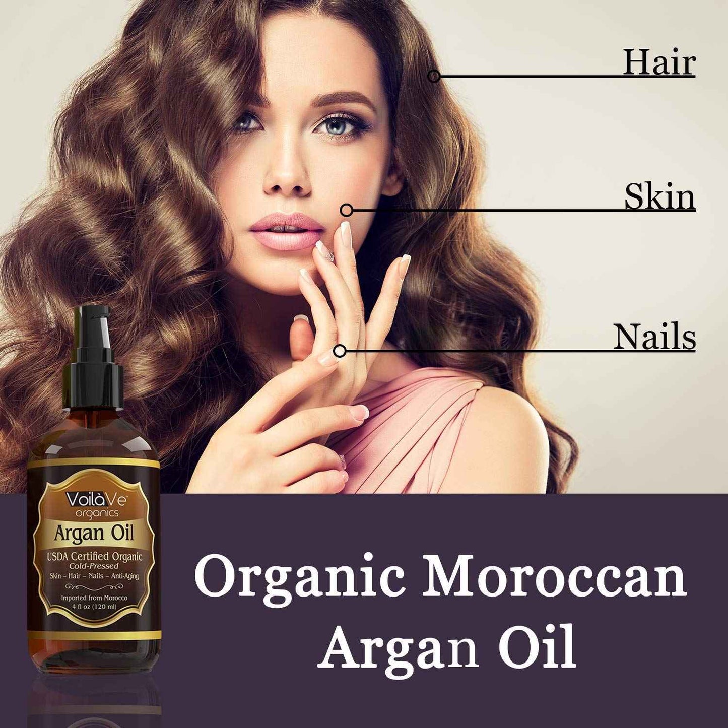 VoilaVe Argan Oil and Hyaluronic Acid Combo