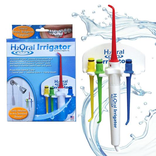 H2Oral Irrigator Dental Care System | Advanced Shower Water Flosser for Healthy Gums and Teeth | Experience Superior Dental Hygiene at Home | Made in U.S.A.