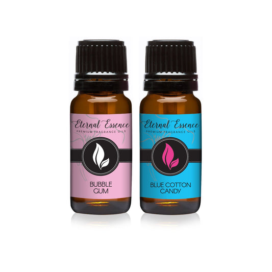 Pair (2) - Eternal Essence - Blue Cotton Candy & Bubble Gum - Premium Fragrance Oil Pair - 10ml