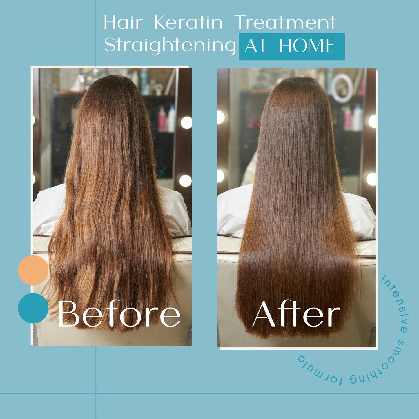 Self Haven 3-Step Keratin Treatment at Home & Silk Therapy for Hair (120ml),12 to 20 weeks results -Coconut,Jojoba,Rosehip,Shea Butter & Amino Acids - Keratina organica sin formol para alisar el pelo