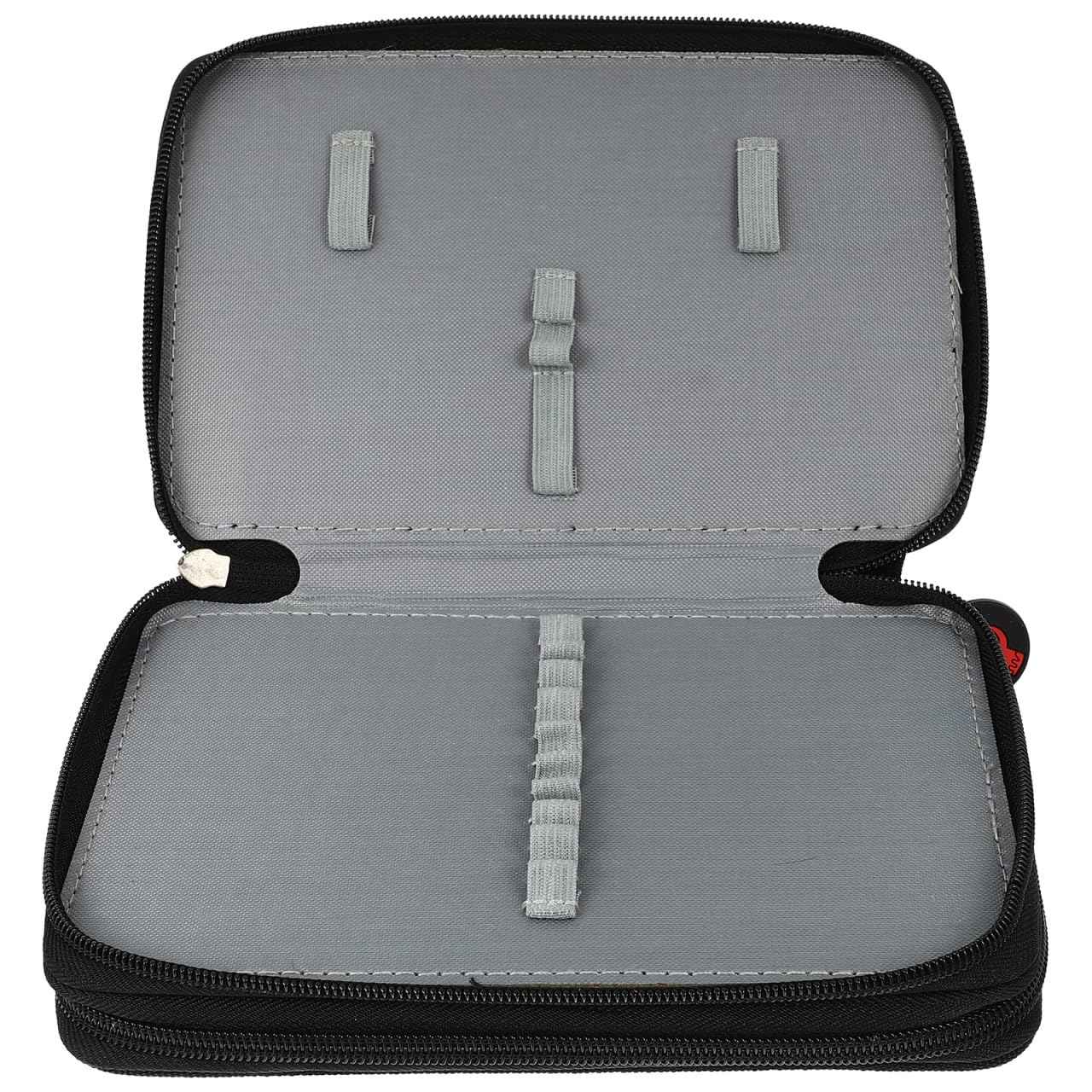 DOITOOL Nail Kit Travel Nail Polish Organizer Makeup Organizer Case Art Brush Case Manicure Tool Makeup Brush Holder Travel Cosmetic Storage Bag Fabric Japanese-style Tool Holder