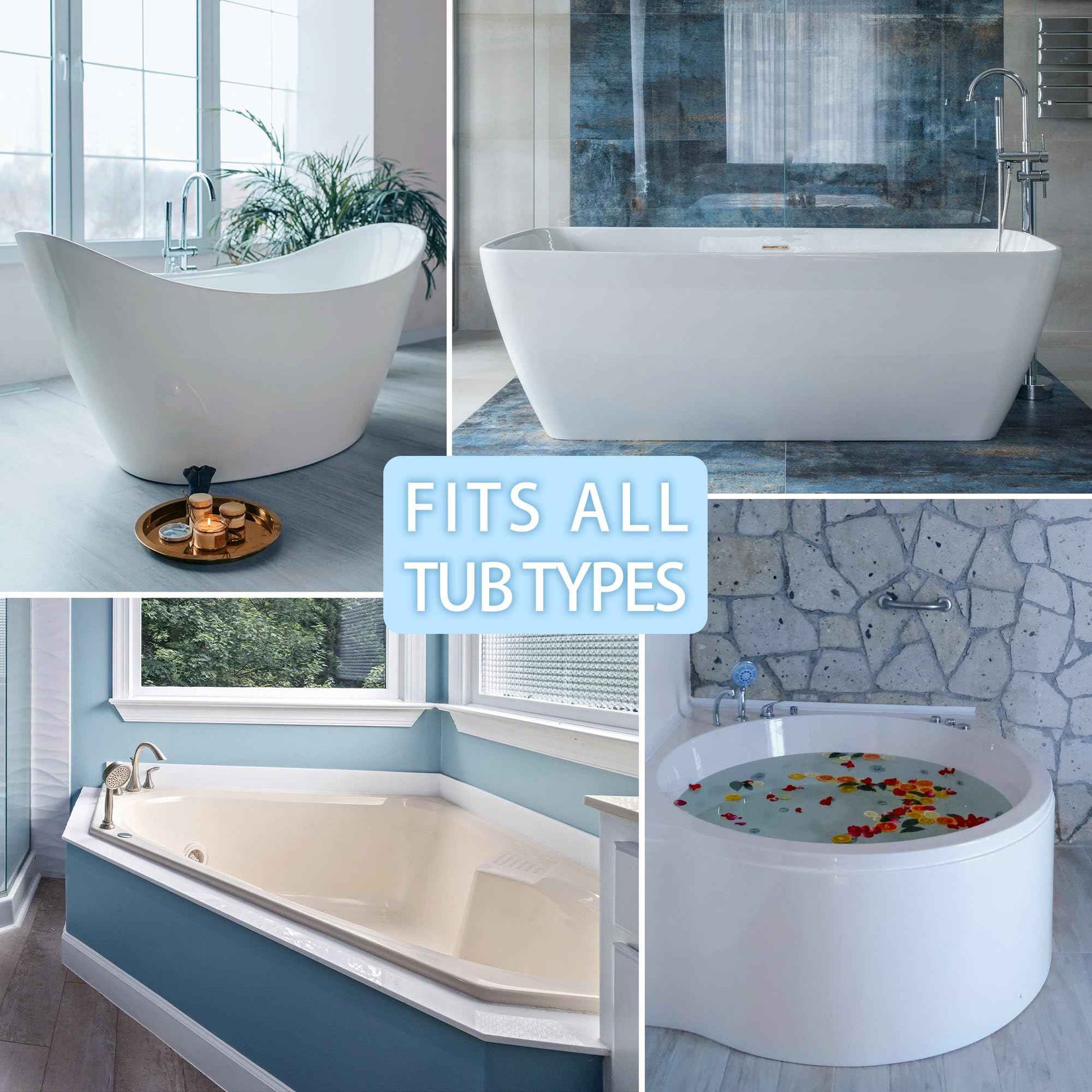 Poemland Bath Pillows for Tub, Luxury Bath Pillow Soft 4d Mesh, Bathtub Pillow with 6 Suction Cups, Ergonomic Bath Tub Pillows for Head and Neck, Bath Accessories for Women Relaxation Gifts (Grey)