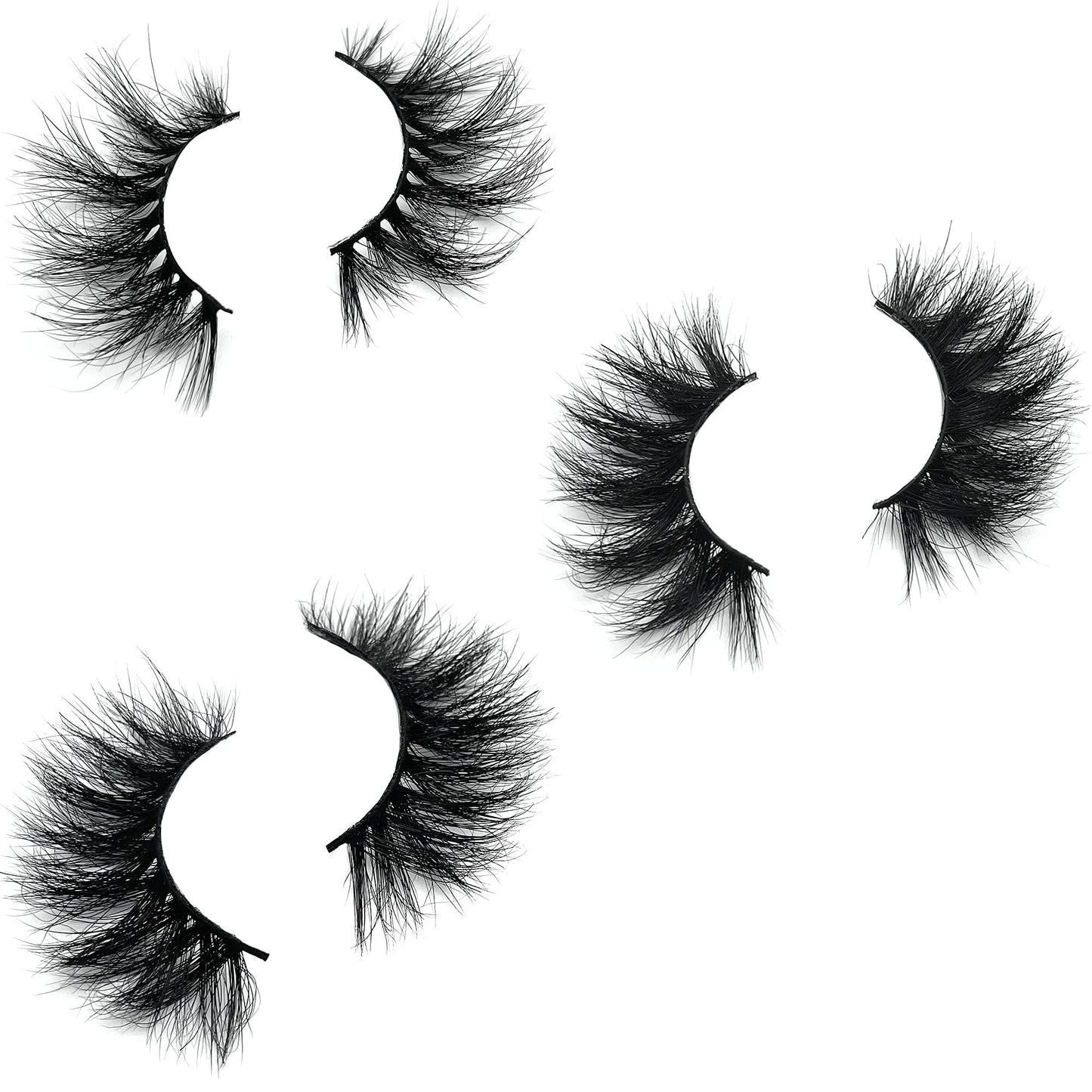 Real Mink Lashes Mikiwi Eyelashes, 5D Mink Eyelashes, Super Fluffy Long Dramatic Eyelashes, Thick HandMade Full Strip Lashes, Cruelty-Free Lash 20-22MM 3D Mink Lashes