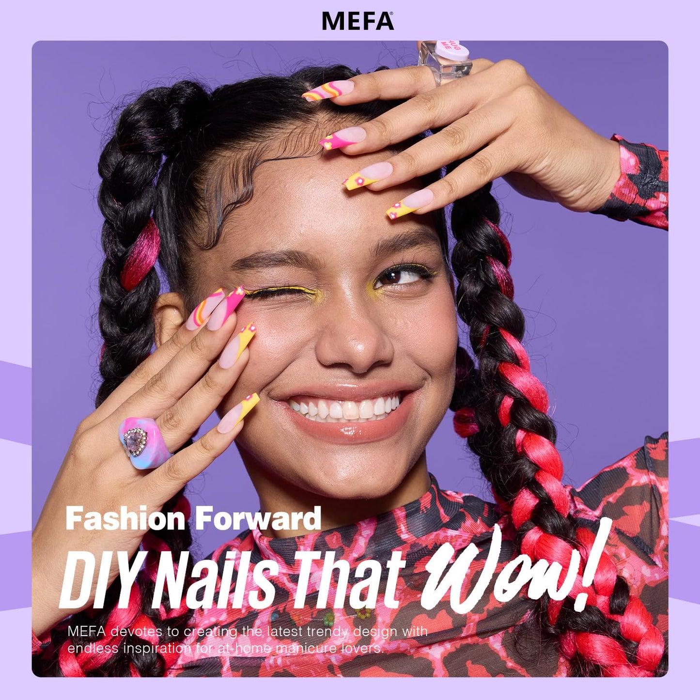 MEFA Purple Gel Nail Polish, 6 Colors Purple Gel Polish Set Pink Shimmer Purple Nail Polish Gel Soak Off Grape Lilac Violet Gel Nail Art Manicure DIY Salon Gifts for Women Girls